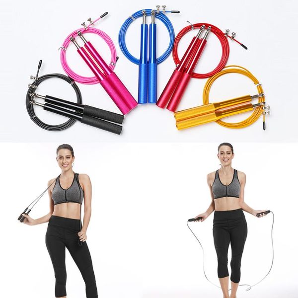 jump ropes sports rope steel wire skipping no winding aluminum alloy handle adjustable jumping workout equipment 2.8 meters
jump ropes sports rope steel wire skipping no winding aluminum alloy handle adjustable jumping workout equipment 2.8 meters