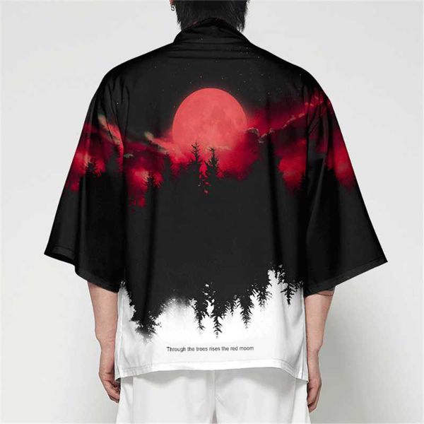 harajuku japanese moon kimono cardigan men samurai costume clothes jacket women mens forest shirt streetwear ethnic clothing, Red
harajuku japanese moon kimono cardigan men samurai costume clothes jacket women mens forest shirt streetwear ethnic clothing, Red