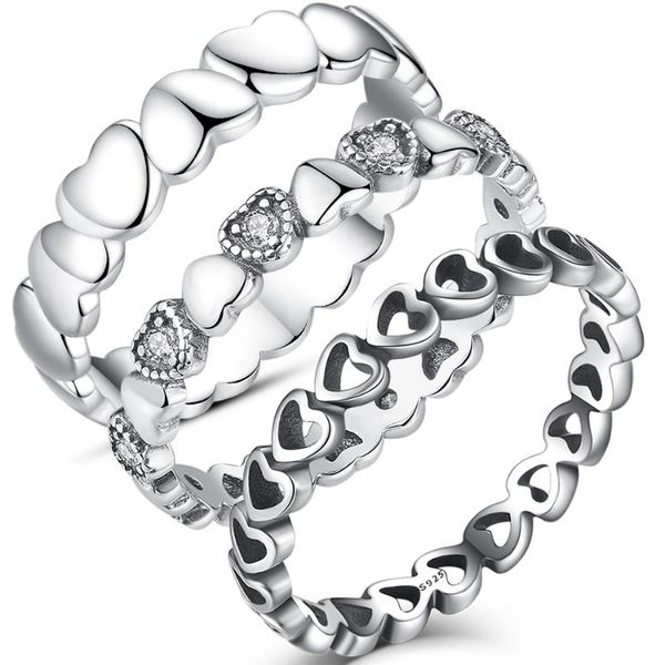 cluster rings eleshe genuine 925 sterling silver stackable heart ring with crystal cz finger for women wedding anniversary jewelry gift, Golden;silver
cluster rings eleshe genuine 925 sterling silver stackable heart ring with crystal cz finger for women wedding anniversary jewelry gift, Golden;silver
