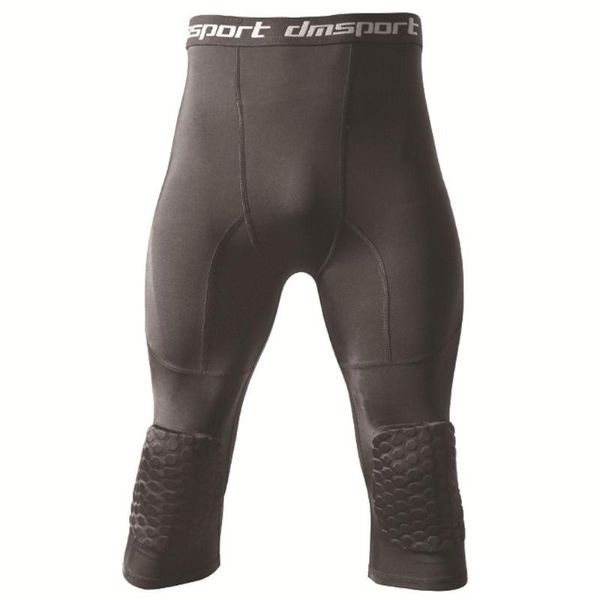 running pants men's safety crash sports compression basketball training cropped leggings with knee pads, Black;blue
running pants men's safety crash sports compression basketball training cropped leggings with knee pads, Black;blue
