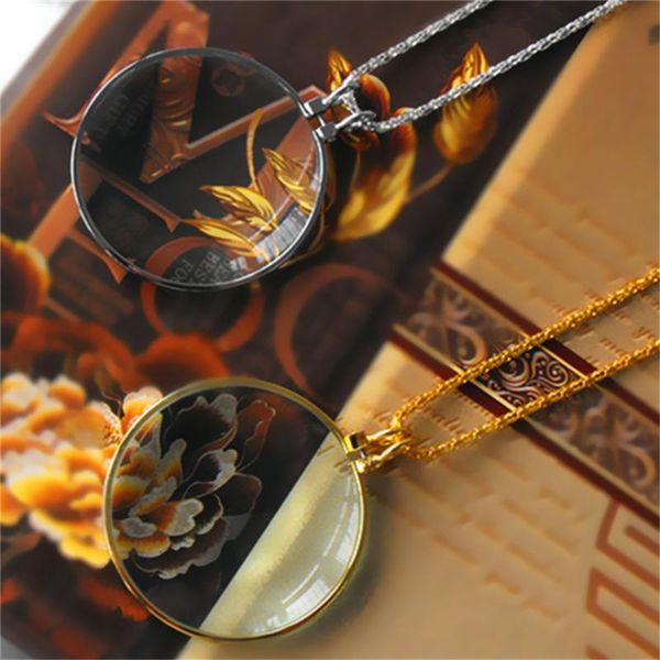 chokers decorative monocle necklace with 5x magnifier magnifying glass pendant gold silver plated chain for women jewelry, Golden;silver
chokers decorative monocle necklace with 5x magnifier magnifying glass pendant gold silver plated chain for women jewelry, Golden;silver