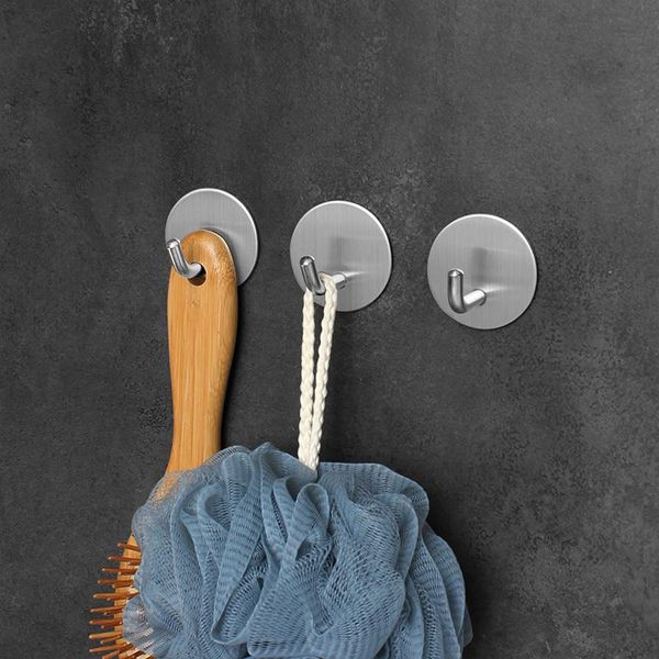 hooks & rails stainless steel wall mounted strong self-adhesive storage holder living room bathroom key clothes hanger supplies
hooks & rails stainless steel wall mounted strong self-adhesive storage holder living room bathroom key clothes hanger supplies