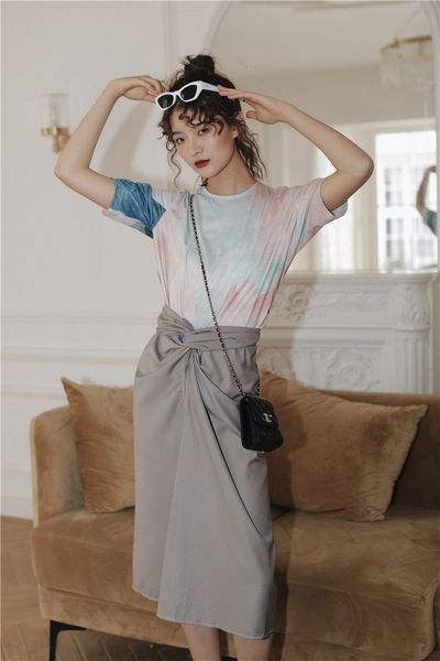 skirts twine high waist womens japanese long knee length bandage grey ladies designer skirt summer clothing shgs, Black
skirts twine high waist womens japanese long knee length bandage grey ladies designer skirt summer clothing shgs, Black