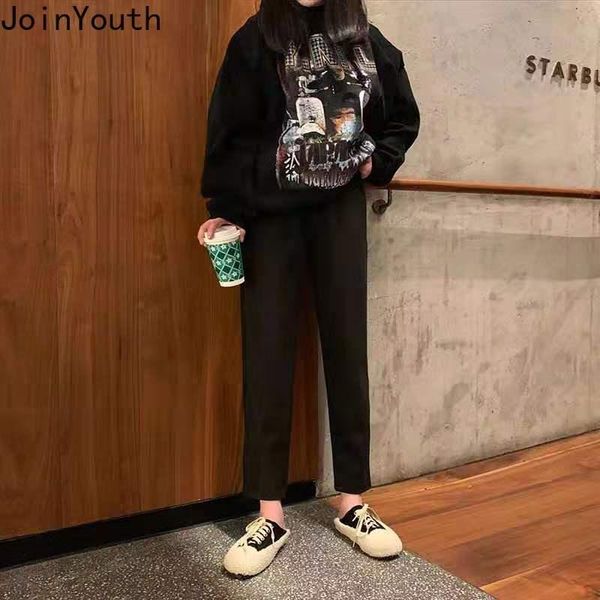 women's pants & capris joinyouth winter women korean solid ankle length harajuku pantalones mujer loose button pantalon femme fashion 0, Black;white
women's pants & capris joinyouth winter women korean solid ankle length harajuku pantalones mujer loose button pantalon femme fashion 0, Black;white