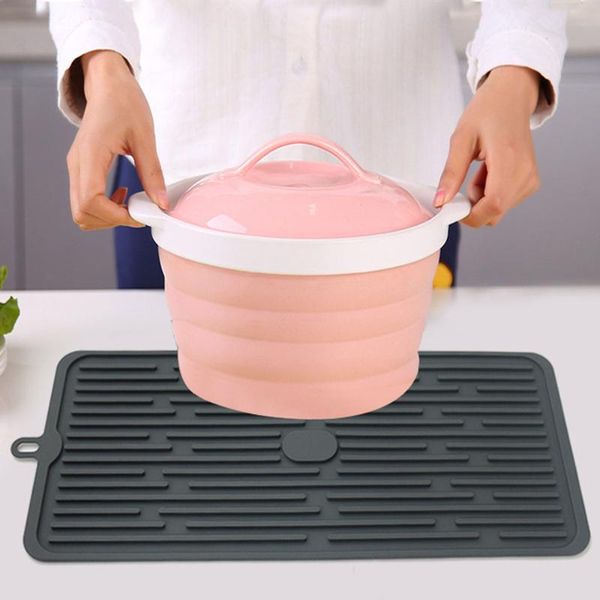foldable silicone dish drying mat non-slip placemat tableware drain pad insulation pot kitchen accessories mats & pads
foldable silicone dish drying mat non-slip placemat tableware drain pad insulation pot kitchen accessories mats & pads