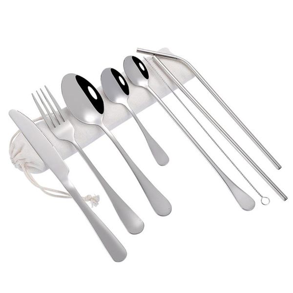 travel cutlery set portable flatware camping utensils with storage bag for outdoor office picnic bbq dinnerware sets
travel cutlery set portable flatware camping utensils with storage bag for outdoor office picnic bbq dinnerware sets