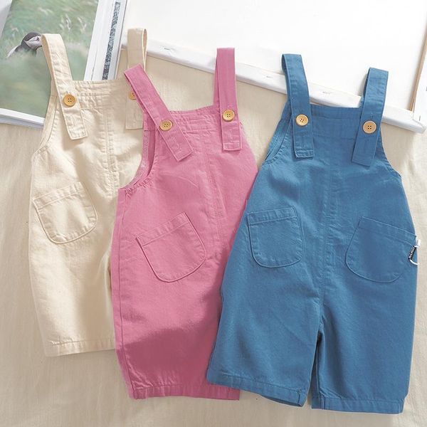 toddler wear summer 2021 kids pure cotton pants 1-8 years boys and girls' korean capri overalls jumpsuits for children, Blue
toddler wear summer 2021 kids pure cotton pants 1-8 years boys and girls' korean capri overalls jumpsuits for children, Blue