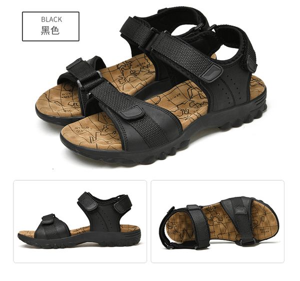 slippers classic mens sandals summer genuine leather beach sandalias fashion slippers outdoor casual sneakers u2uw, Black
slippers classic mens sandals summer genuine leather beach sandalias fashion slippers outdoor casual sneakers u2uw, Black