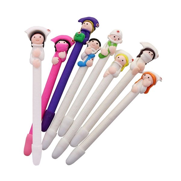 40 pcs/lot cute creative stationery wholesale cute doctor nurse polymer caly ball pen character ballpoint pen nib 0.5mm nurse 211025, Blue;orange
40 pcs/lot cute creative stationery wholesale cute doctor nurse polymer caly ball pen character ballpoint pen nib 0.5mm nurse 211025, Blue;orange