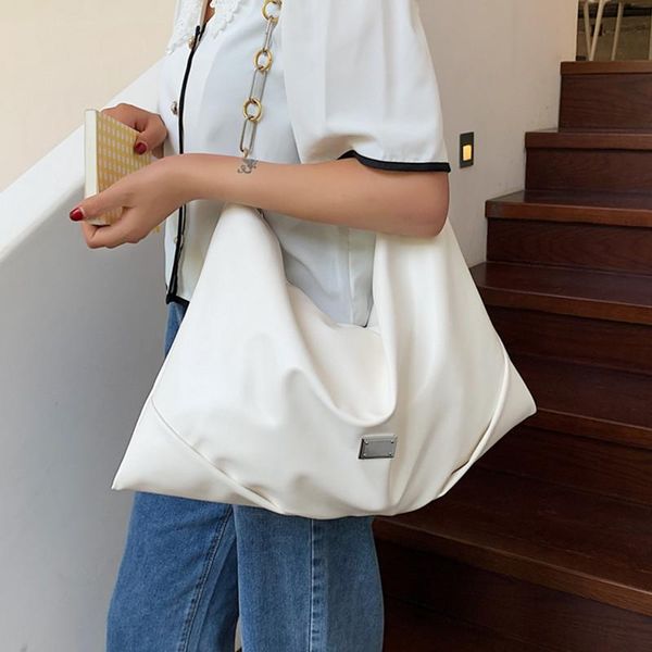 totes simple white shoulder bags for women big soft pu leather hobo bag luxury designer crossbody handbag female shopper messenger
totes simple white shoulder bags for women big soft pu leather hobo bag luxury designer crossbody handbag female shopper messenger
