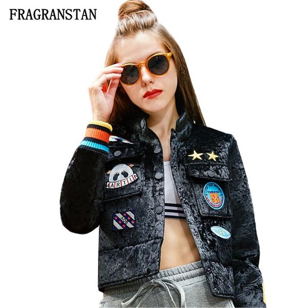women's jackets lady spring autumn long sleeve stand collar velvet outerwear female cartoon embroidery jacket loose black coat, Black;brown
women's jackets lady spring autumn long sleeve stand collar velvet outerwear female cartoon embroidery jacket loose black coat, Black;brown