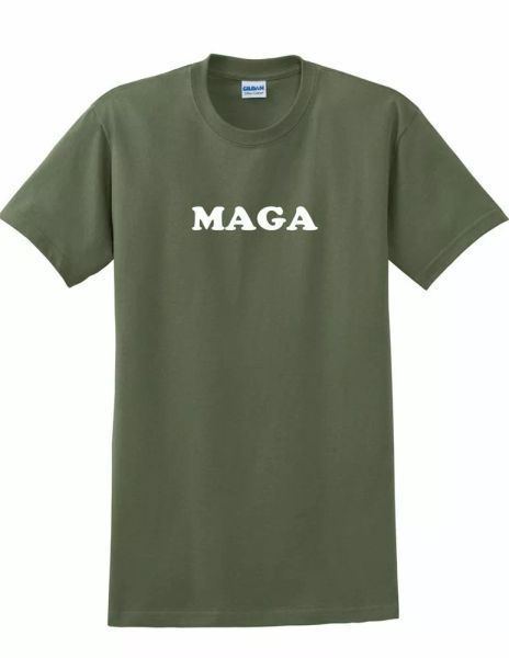 MAGA Re-elect Donald Trump Republican 2020 Election White Military Green T-shirt, White;black
MAGA Re-elect Donald Trump Republican 2020 Election White Military Green T-shirt, White;black