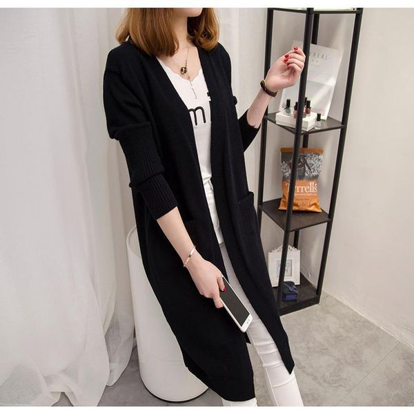 spring and autumn fashion women long sleeve loose knitting cardigan sweater womens knitted female pull femme, White
spring and autumn fashion women long sleeve loose knitting cardigan sweater womens knitted female pull femme, White