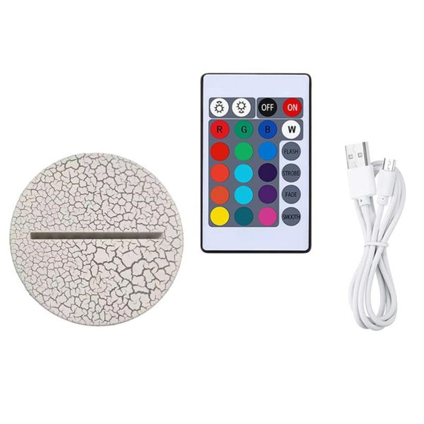 lamp holders & bases 1 set 3d night light display base 7 color changing led stand
lamp holders & bases 1 set 3d night light display base 7 color changing led stand