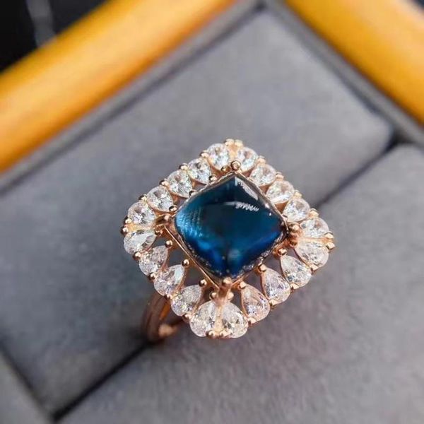fidelity natural 8mm z stone rings s925 sterling silver beautiful fine jewelry for women party blue gemstone cluster, Golden;silver
fidelity natural 8mm z stone rings s925 sterling silver beautiful fine jewelry for women party blue gemstone cluster, Golden;silver