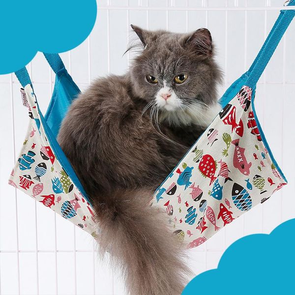 cat beds & furniture pet bed summer breathable cotton and linen hammock comfortable cage hanging nest small medium cats
cat beds & furniture pet bed summer breathable cotton and linen hammock comfortable cage hanging nest small medium cats