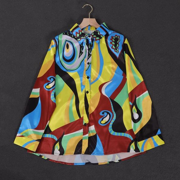 women's blouses & shirts baggy button up shirt women printing long sleeve fall fashion plus size ladies 2021 casual streetwear, White
women's blouses & shirts baggy button up shirt women printing long sleeve fall fashion plus size ladies 2021 casual streetwear, White