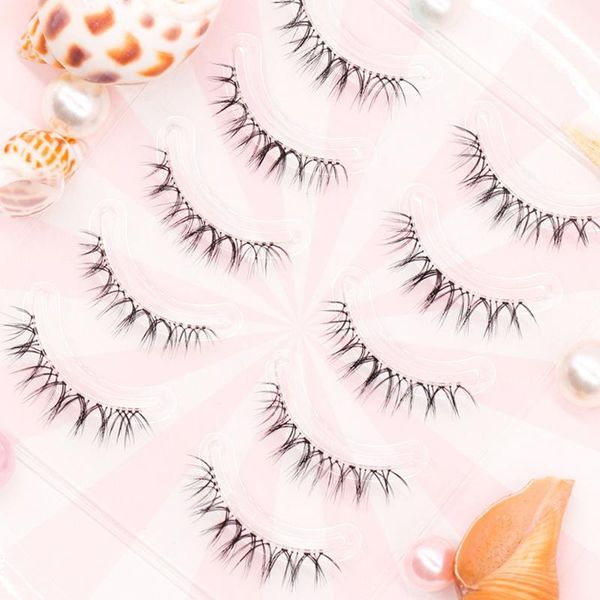 false eyelashes naturally simulated thick transparent stem fake glimmer beginner makeup tools lashes 
false eyelashes naturally simulated thick transparent stem fake glimmer beginner makeup tools lashes