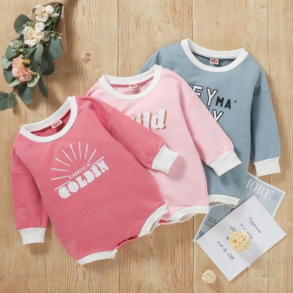 newborn baby casual long sleeve romper letters printed pattern swearshirts jumpsuit toddler infant girls boys autumn clothes, Blue
newborn baby casual long sleeve romper letters printed pattern swearshirts jumpsuit toddler infant girls boys autumn clothes, Blue