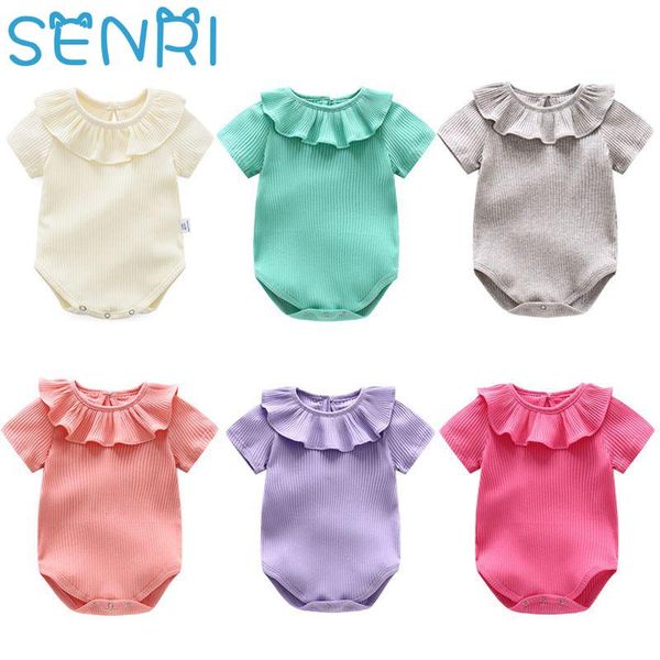 rompers born cotton baby girl 0-2y summer candy ruffles triangle jumpsuit infant solid color clothes outfits, Blue
rompers born cotton baby girl 0-2y summer candy ruffles triangle jumpsuit infant solid color clothes outfits, Blue