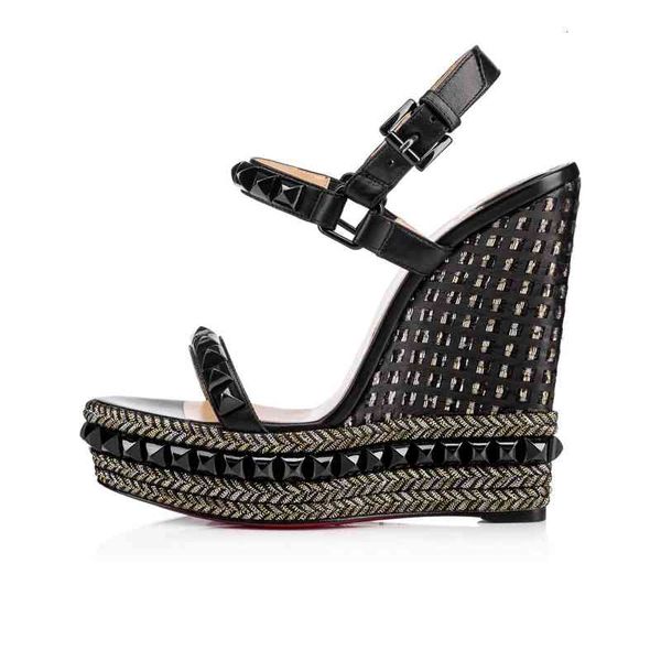ladies red famous bottom wedge cataclou sandals gold genuine leather studded ankle strap high heels party dress eu35-42,with box, Black
ladies red famous bottom wedge cataclou sandals gold genuine leather studded ankle strap high heels party dress eu35-42,with box, Black
