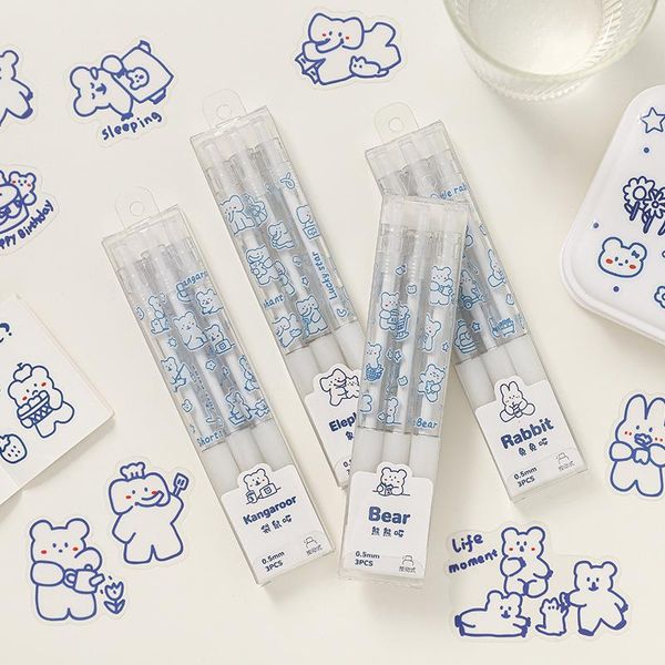 gel pens 3 pcs 0.5mm fine point plastic cute animal black ink pen pack for writing journaling taking notes school office home
gel pens 3 pcs 0.5mm fine point plastic cute animal black ink pen pack for writing journaling taking notes school office home