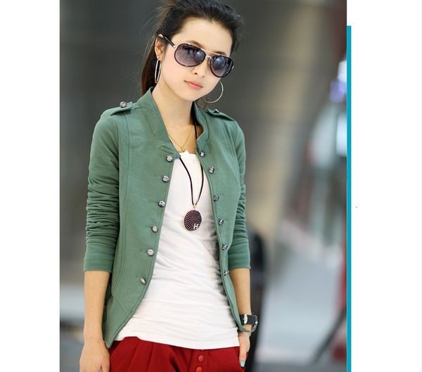 women's jackets autumn long sleeves solid jacket women fashion cardigan coat stand-collar cotton blended double breasted vvvj, Black;brown
women's jackets autumn long sleeves solid jacket women fashion cardigan coat stand-collar cotton blended double breasted vvvj, Black;brown