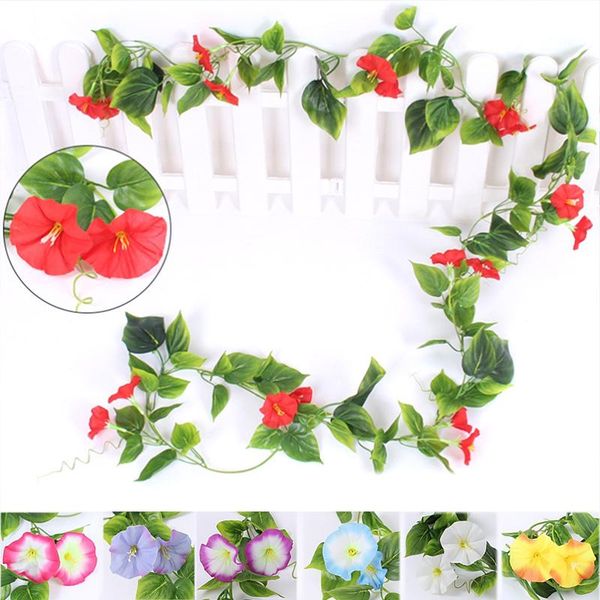 decorative flowers & wreaths 2.2m fake morning glory simulation petunia wedding home decor rose red white yellow artificial for garden
decorative flowers & wreaths 2.2m fake morning glory simulation petunia wedding home decor rose red white yellow artificial for garden