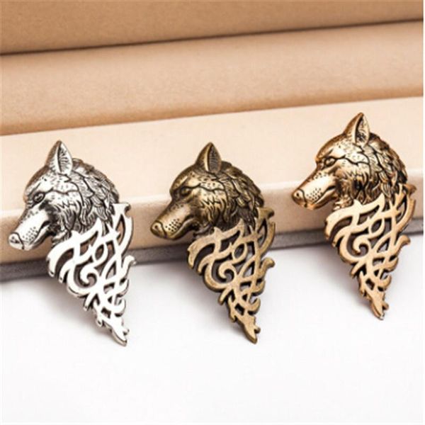pins, brooches 2021 18 time-limited limited vintage for men 's suit brooch collar decorated wolf head accessories tide corsage, Gray
pins, brooches 2021 18 time-limited limited vintage for men 's suit brooch collar decorated wolf head accessories tide corsage, Gray