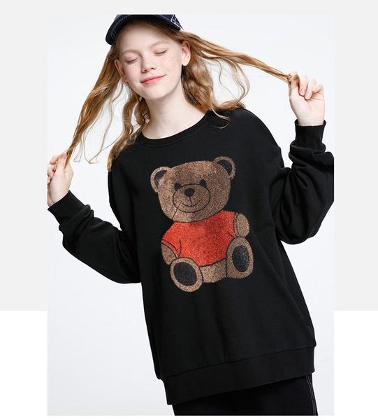 women's hoodies & sweatshirts fashion womens drill rhinestones long sleeve pullover sweatshirt female hoodie, Black
women's hoodies & sweatshirts fashion womens drill rhinestones long sleeve pullover sweatshirt female hoodie, Black