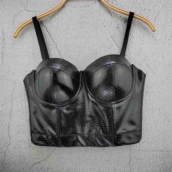 new crop women tank summer cropped pu clothes bustier black cami backless ladies camis 210407, White
new crop women tank summer cropped pu clothes bustier black cami backless ladies camis 210407, White