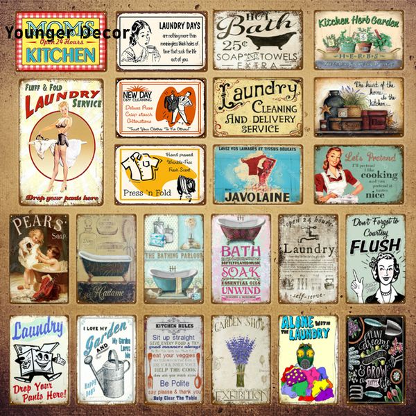 laundry cleaning metal signs kitchen herb garden poster wall plaque vintage painting plate for shop home bath room decor yi-100
laundry cleaning metal signs kitchen herb garden poster wall plaque vintage painting plate for shop home bath room decor yi-100