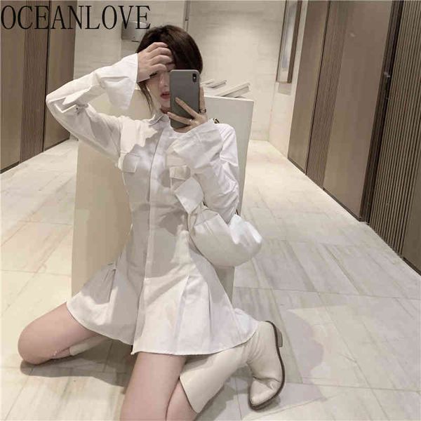 white vestidos spring autumn solid woman dresses high waist vintage shirt dress single breasted 19671 210415, Black;gray
white vestidos spring autumn solid woman dresses high waist vintage shirt dress single breasted 19671 210415, Black;gray