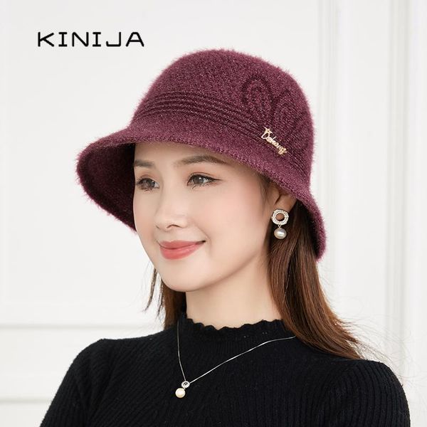 wide brim hats elegant lady luxury bucket hat fedora women winter female warm knitted plush thicken panama cap middle aged fashion mom gift, Blue;gray
wide brim hats elegant lady luxury bucket hat fedora women winter female warm knitted plush thicken panama cap middle aged fashion mom gift, Blue;gray