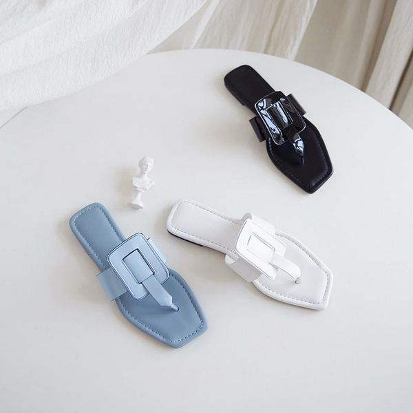 arrival summer beach shoes woman square buckle clip foot sandals famous design women's muller slippers, Black
arrival summer beach shoes woman square buckle clip foot sandals famous design women's muller slippers, Black