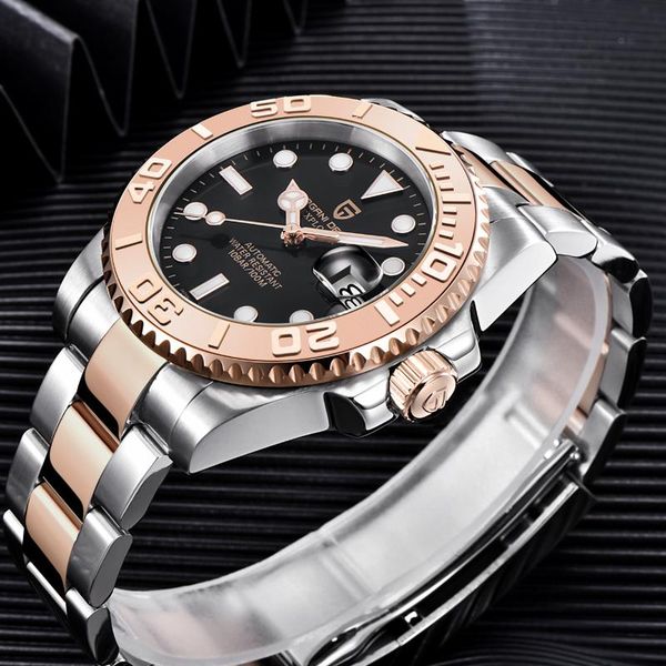 wristwatches pagani design watch men's ceramic bezel automatic mechanical sapphire glass waterproof japan hn35a movement, Slivery;brown
wristwatches pagani design watch men's ceramic bezel automatic mechanical sapphire glass waterproof japan hn35a movement, Slivery;brown