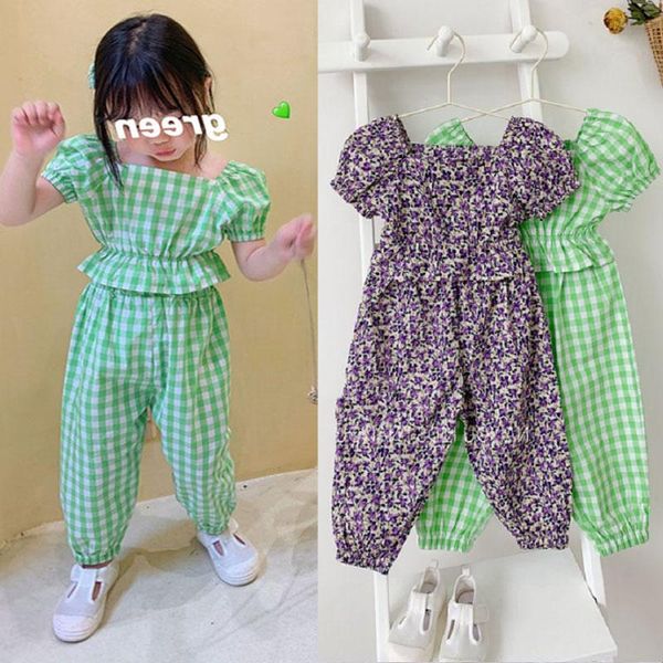clothing sets 2-6 years children girls clothes set square collar t-shirt + long pants summer fashion green plaid outfit kid girl suit, White
clothing sets 2-6 years children girls clothes set square collar t-shirt + long pants summer fashion green plaid outfit kid girl suit, White