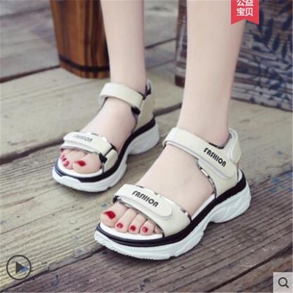 sandals 2021 sports female summer fashion thick-soled students wild women's shoes beach girl, Black
sandals 2021 sports female summer fashion thick-soled students wild women's shoes beach girl, Black