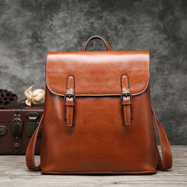 outdoor bags vintage genuine leather feminine fashion backpacks travel backpack for girls school female women real mochila bagpack sac a dos
outdoor bags vintage genuine leather feminine fashion backpacks travel backpack for girls school female women real mochila bagpack sac a dos