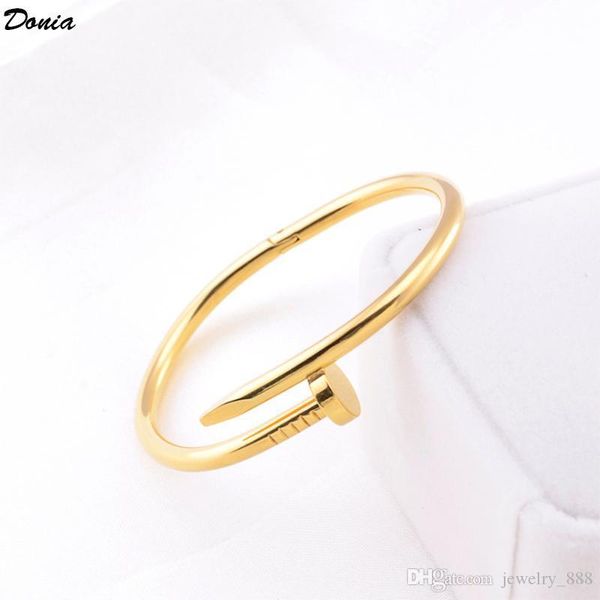 donia jewelry four color electroplated exaggerated nails adjustable titanium steel bracelet personalized geometric pattern designer bracele, Black
donia jewelry four color electroplated exaggerated nails adjustable titanium steel bracelet personalized geometric pattern designer bracele, Black