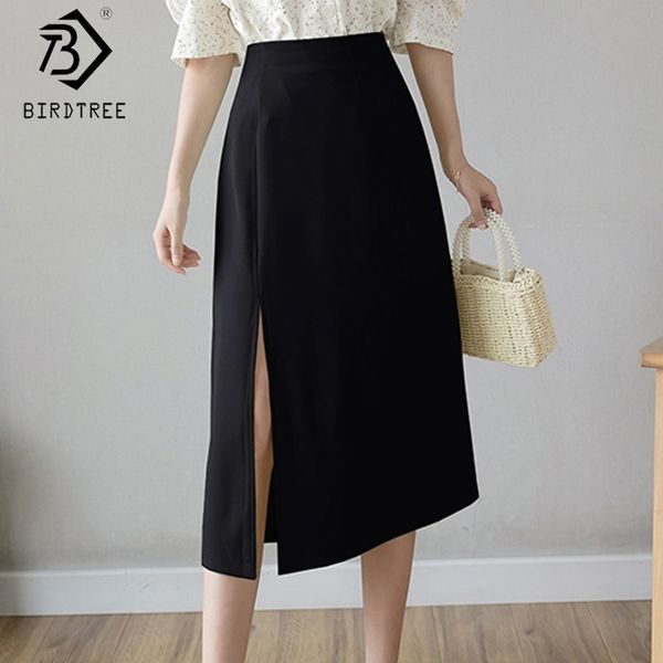 sweet style a-line split women skirts summer elastic waist midi skirt bottoms all match b06302k 210419, Black
sweet style a-line split women skirts summer elastic waist midi skirt bottoms all match b06302k 210419, Black