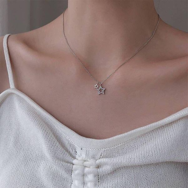 pendant necklaces obear creative short clavicle chain star choker necklace for women silver plated zircon female jewelry
pendant necklaces obear creative short clavicle chain star choker necklace for women silver plated zircon female jewelry