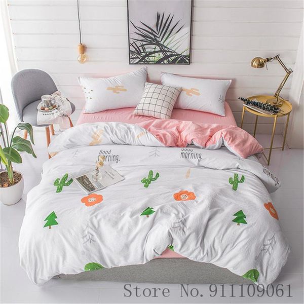 bedding sets home textile bedclothes duvet cover bed sheet pillowcase white pink cactus pattern children and set king twin size
bedding sets home textile bedclothes duvet cover bed sheet pillowcase white pink cactus pattern children and set king twin size