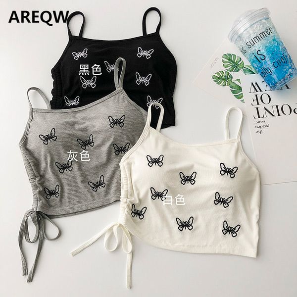 ins butterfly embroidered camisole for women's outer wear, design sense, slim-fit, short sleeveless bottoming 210507, White
ins butterfly embroidered camisole for women's outer wear, design sense, slim-fit, short sleeveless bottoming 210507, White