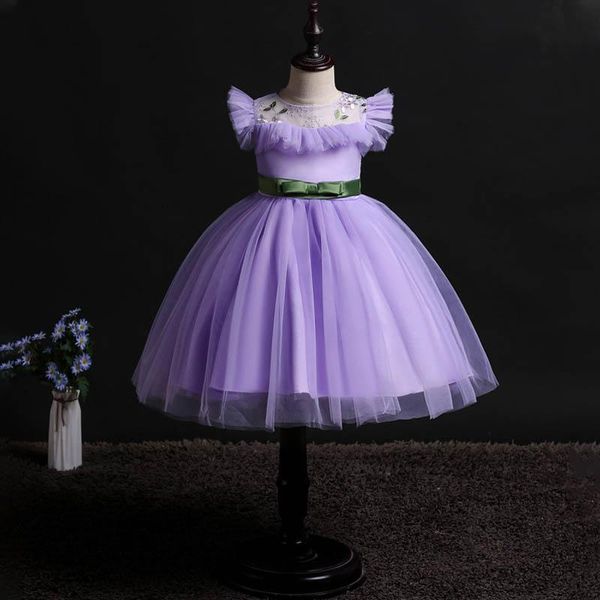 girl's dresses flower girls illusion bow short embroidey tulle lace luxury purple o-neck cute knee-length kids party princess gown f169, Red;yellow
girl's dresses flower girls illusion bow short embroidey tulle lace luxury purple o-neck cute knee-length kids party princess gown f169, Red;yellow