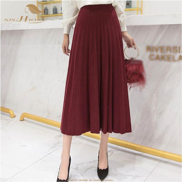 skirts sishion pleated skirt 2021 women ladies black wine red khaki grey casual long warm knitted autumn winter vd0906
skirts sishion pleated skirt 2021 women ladies black wine red khaki grey casual long warm knitted autumn winter vd0906