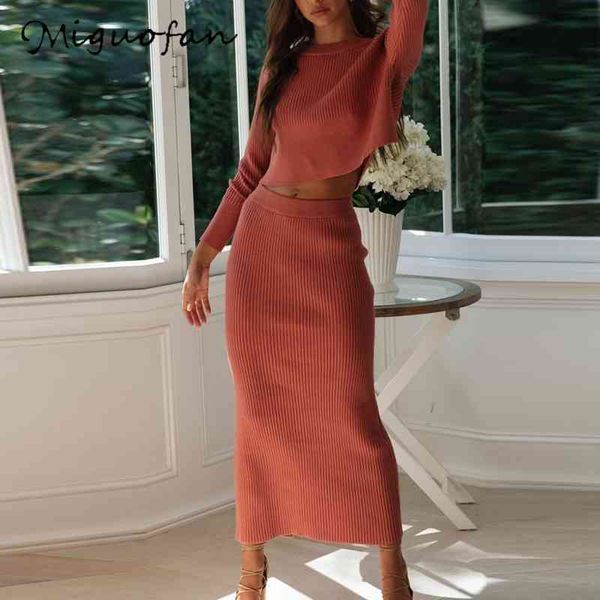miguofan knitted 2 pieces set women pullovers sweater crop & knitted skirts bodycon office lady 2pcs suits sets winter 210407, White
miguofan knitted 2 pieces set women pullovers sweater crop & knitted skirts bodycon office lady 2pcs suits sets winter 210407, White