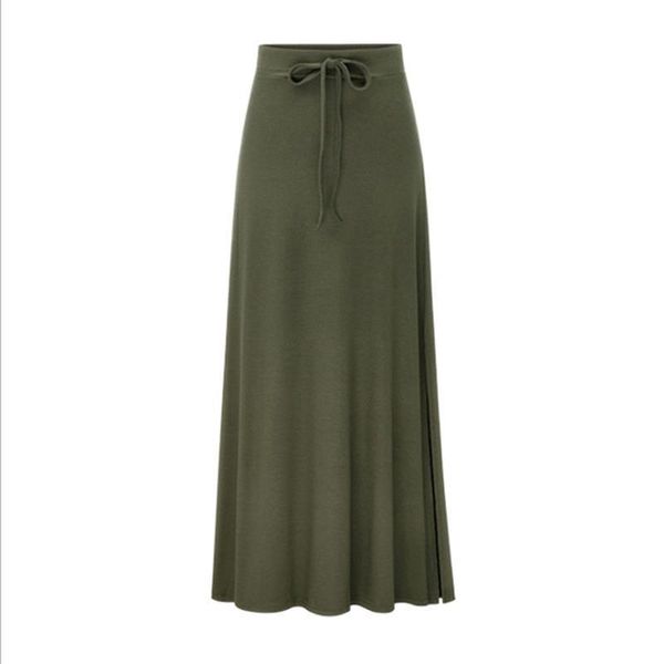spring high waist solid womens skirts slim a word long fashion split package hip section large size, Black
spring high waist solid womens skirts slim a word long fashion split package hip section large size, Black