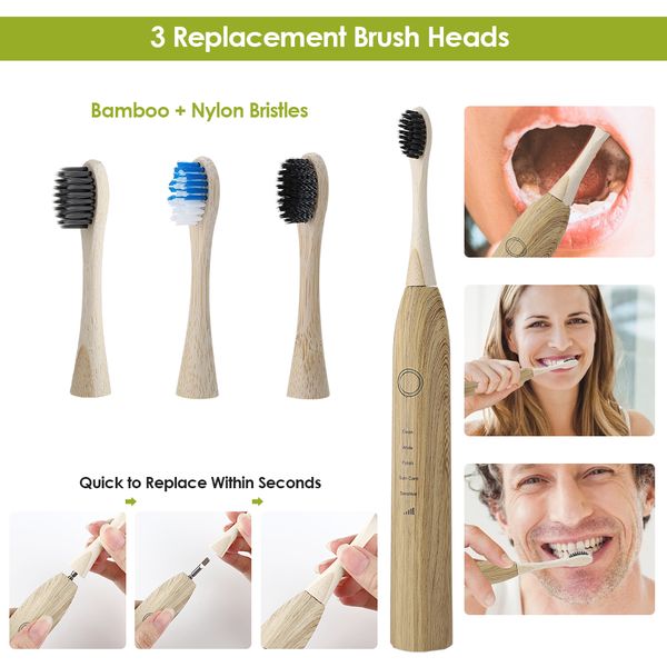 bamboo electric sonic vibration toothbrush 5 adjustable modes rechargeable usb teeth whitening dental oral care portable smart perfections
bamboo electric sonic vibration toothbrush 5 adjustable modes rechargeable usb teeth whitening dental oral care portable smart perfections