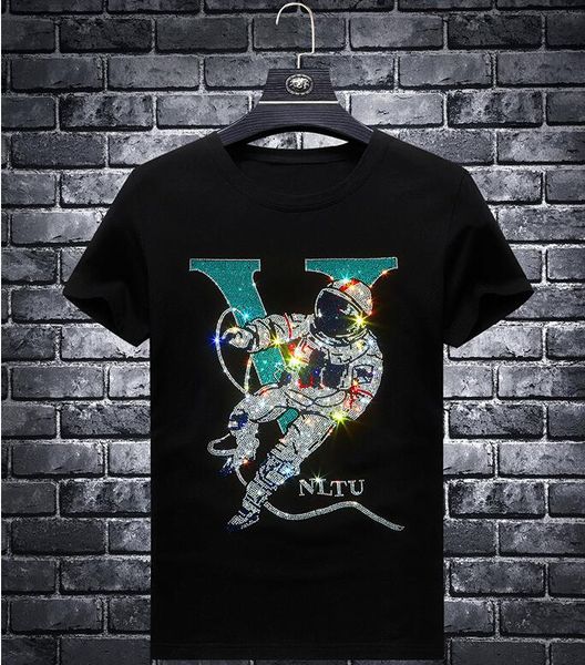 men's short sleeve t-shirts plus size tee shirts homme men t shirts summer male tshirts drill t shirt homme, White;black
men's short sleeve t-shirts plus size tee shirts homme men t shirts summer male tshirts drill t shirt homme, White;black
